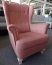 Windsor I Armchair (Pink fabric Amore 19)