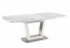 BLANCO (160-200) Обеденный стол (раздвижной) белый мрамор/белый