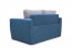 Bela 2 Sofa-bed (Light grey fabric MILO 14+MILO 18)