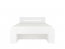 Nepo Plus LOZ3S+W140 Bed with wooden frame (White) 