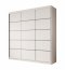 SW-GRE 200 cm Schwebetürenschrank,Weiß matt