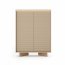 Style-Japandi A Chest with 2 doors and lighting