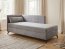 Zetta Bed with mattress (Zetta velvet 302 grey)