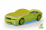 Light-MG 3D Full MUSTANG Gulta auto bērniem ar matraci + apgaismojums