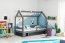 House- Кровать детская с матрасом 160x80 графит