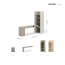WOOW SET-09L (WO-11L,04,08 eukaliptus) Furniture set