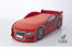 UNO- Alfa AUDI S4 Gulta auto bērniem ar matraci Standard