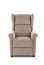AGUSTIN recliner with massage function, color: beige