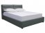 AURORA 140 Dunkelgrau Bett mit Box