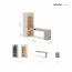 WOOW SET-09P (WO-11P,04,08 Ozols Vicenza balināts) Mēbeļu komplekts