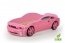 Light-MG 3D Full MUSTANG Gulta auto bērniem ar matraci + apgaismojums