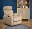 WONDER recliner with rocking function, beige
