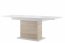 Star 03 (2 вставки) Обеденный стол (раздвижной) белый мат/дуб сонома