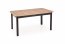 FLORIAN table artisan oak/black