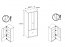 Complex WIT NIS 1D1W Glass-fronted cabinet,white matte