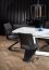 BLANCO (160-200) Extendable dining table white marble/white