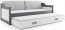 David II 190x80 Twin bed with mattress graphite