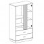 All- 04 Vitrine mit 2 Türen, 2 Schubladen