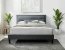 22876,Velvet V160SZC 160x200 Bett,Bluvel 14 grau 