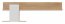 MILTON-ML 10 L/R Piekaramais plaukts,Cremona torro oak/white matt