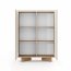 Style-Japandi A Chest with 2 doors and lighting