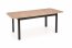 FLORIAN table artisan oak/black