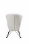 LIBERTO 3 Rocking chair white/black