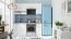TIFANY 180 cm Küche White mat/white gloss