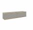 ORO- MDF RTV-135 TV-Wandschrank Grau