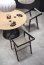 MIYAKI Table natural oak,leg black