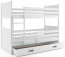 Riko II 160x80 Bunk bed with two mattresses White