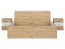 Mars-LOZ B/180 + ST 180x200 Bed with bedside tables
