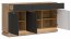 MILTON-ML 03 Комод,Cremona torro oak/anthracite matt
