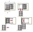 Standard DNRP Cargo 100 cm Gloss acrylic Corner base cabinet
