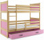 Riko II 160x80 Bunk bed with two mattresses Pine