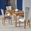 ROIS 160-250 Extendable dining table Honey oak