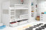 Rico II 160x80 Bunk bed with two mattresses White