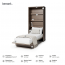 BED-CONCEPT BC-03 90x200 Vertical Wall Bed