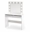 HOLLYWOOD Dressing table сonsole with mirror,White