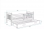 Cubus 2 Bed with two mattresses 190x90 white