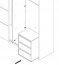 Bellevue TWTK23 Chest of drawers for wardrobe