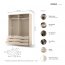 AVERA AV-02 Shelves for wardrobe (3 pcs),desert sand