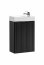 ADEL- BLACK 82-40-B-1D Cabinet Under Washbasin