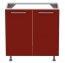 Standard DZ2D80 80 cm Gloss acrylic Sink base cabinet