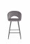 V-CH-H/96- P Bar stool (Grey)