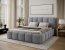SKU-BEG 160 Upholstered Bed With Container