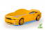 Light-MG 3D Full MUSTANG Gulta auto bērniem ar matraci + apgaismojums