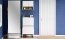 Claro CR-01 Kleiderschrank White mat/oak riviera