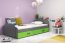 LIL- 1 Jugendbett 90x200 mit Matratze und Schublade,grau