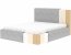 BE-PES ST-MET 140x200 Doppelbett mit Bettkasten